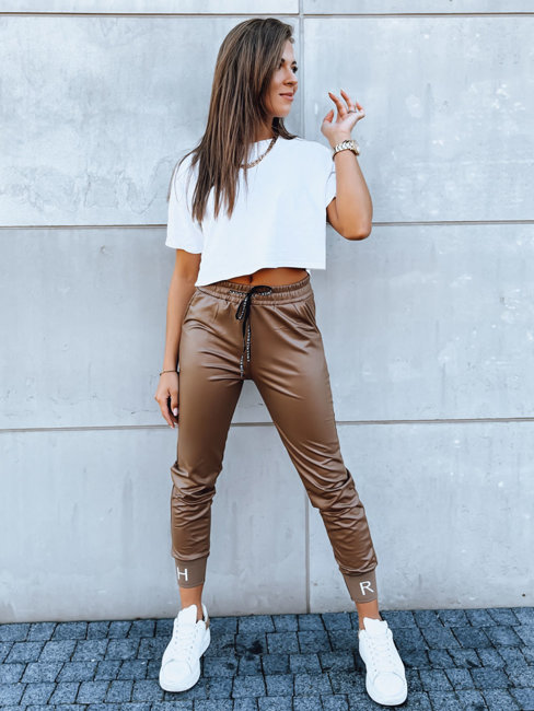 Damen Waxhose TERRACE Farbe Camel DSTREET UY1696