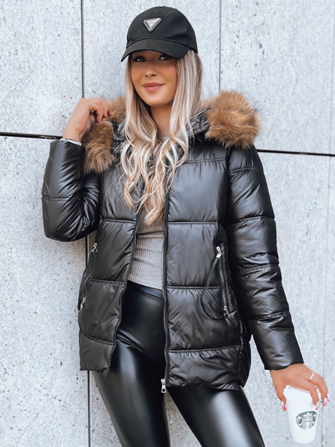 Damen Winterjacke AMBER DAWN Farbe Schwarz DSTREET TY3810