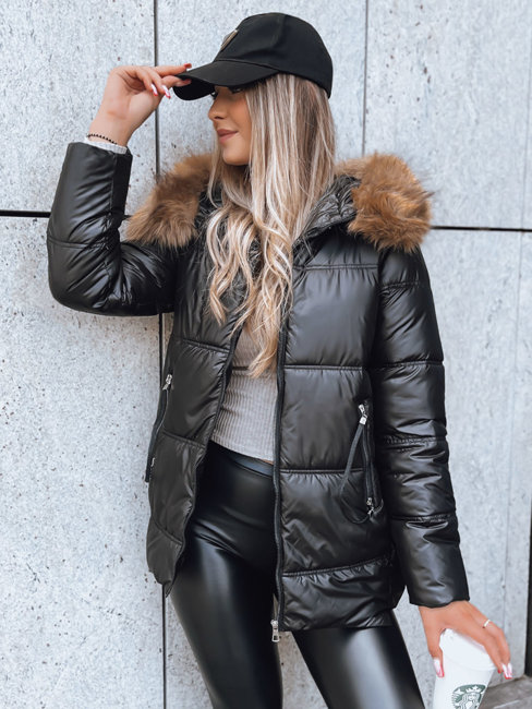 Damen Winterjacke AMBER DAWN Farbe Schwarz DSTREET TY3810