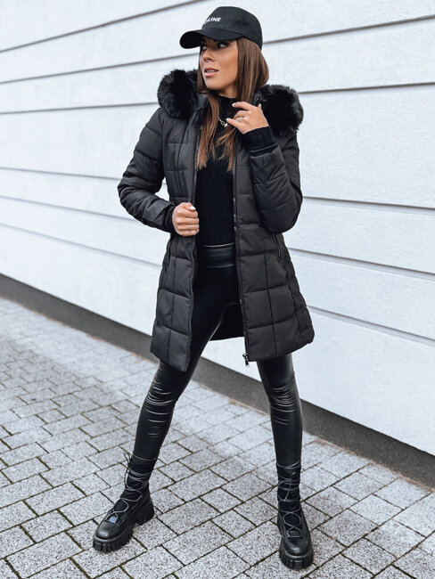 Damen Winterjacke LELISIA Farbe Schwarz DSTREET TY4022