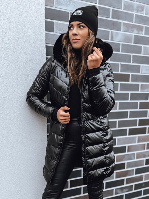 Damen Winterjacke SIMBI Farbe Schwarz DSTREET TY4085