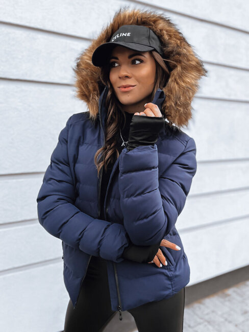 Damen Winterjacke VERSES Farbe Dunkelblau DSTREET TY4039