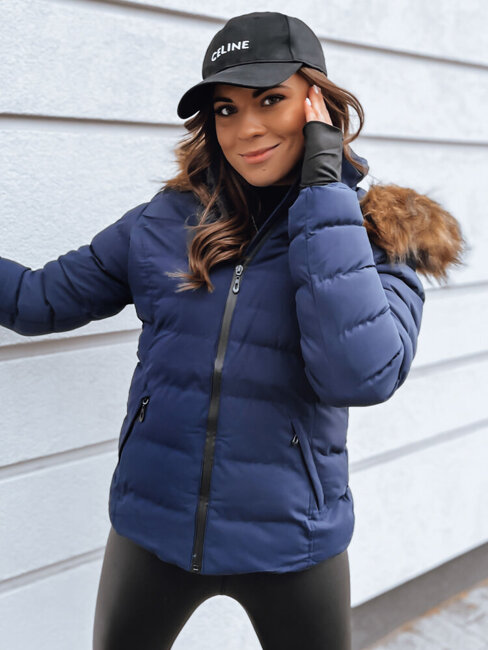 Damen Winterjacke VERSES Farbe Dunkelblau DSTREET TY4039