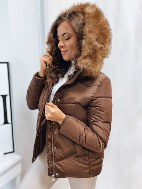 Damen Winterjacke WAYWARD Farbe Braun DSTREET TY4080