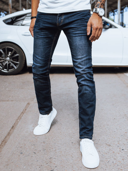 Dunkelblaue Herrenjeans Dstreet UX1309