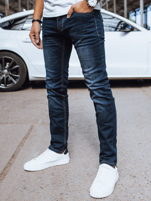 Dunkelblaue Herrenjeans Dstreet UX1309