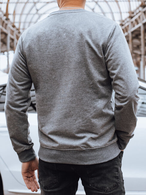Herren Basic Sweatshirt Farbe Grau DSTREET BX5735