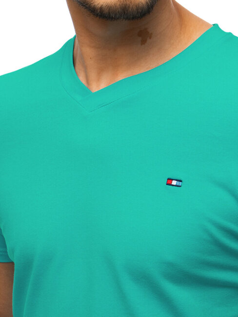 Herren Basic T-Shirt Farbe Dunkelgrün DSTREET RX5353