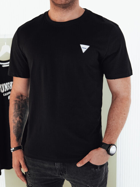 Herren Basic T-Shirt Farbe Schwarz DSTREET RX5439