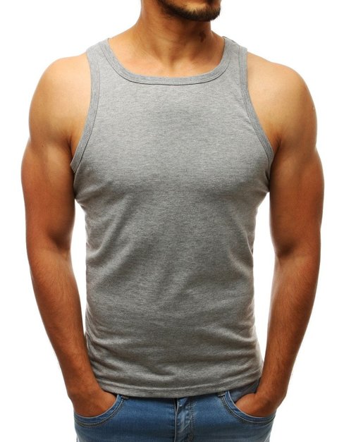 Herren Basic Tank Top Grau Dstreet RX3587