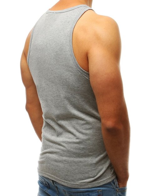 Herren Basic Tank Top Grau Dstreet RX3587