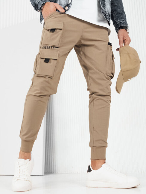 Herren Cargohosen Farbe Beige DSTREET UX4157