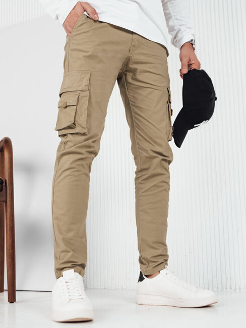 Herren Cargohosen Farbe Beige DSTREET UX4257