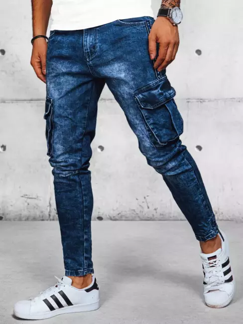 Herren Cargohosen Farbe Blau DSTREET UX3938