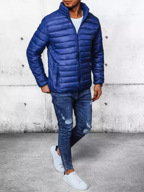 Herren Gesteppt Übergangsjacke Blau Dstreet TX4406