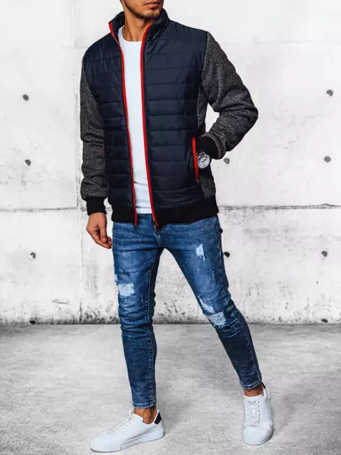 Herren Gesteppte Übergangsjacke Dunkelblau Dstreet TX4397