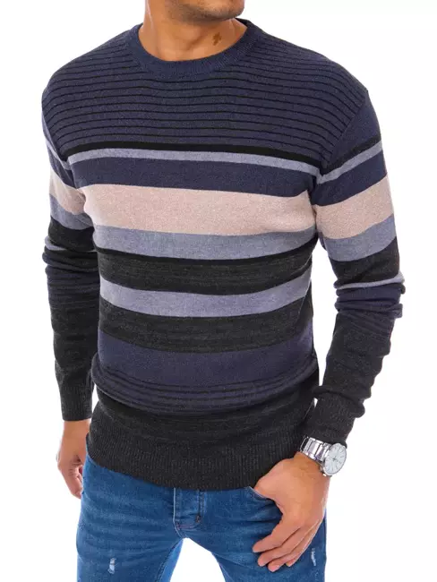 Herren Gestreifte Pullover Farbe Mehrfarbe DSTREET WX2078