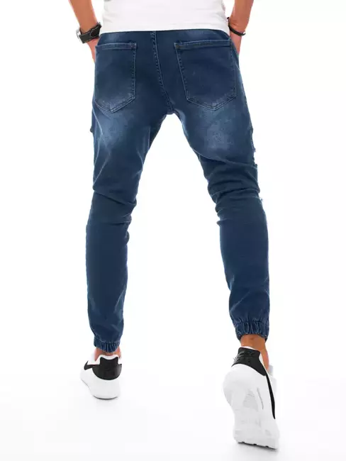 Herren Jeans Cargohose Blau Dstreet UX3270