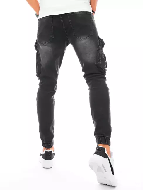 Herren Jeans Joggerhose Schwarz Dstreet UX3254