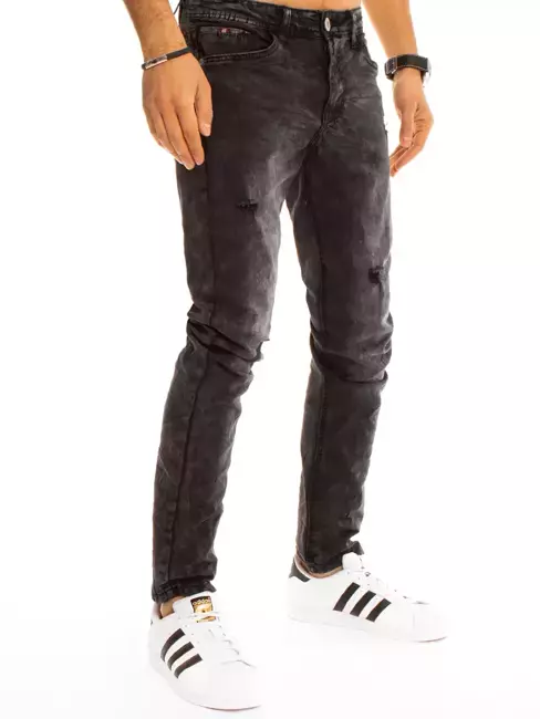 Herren Jeanshose Schwarz Dstreet UX3211