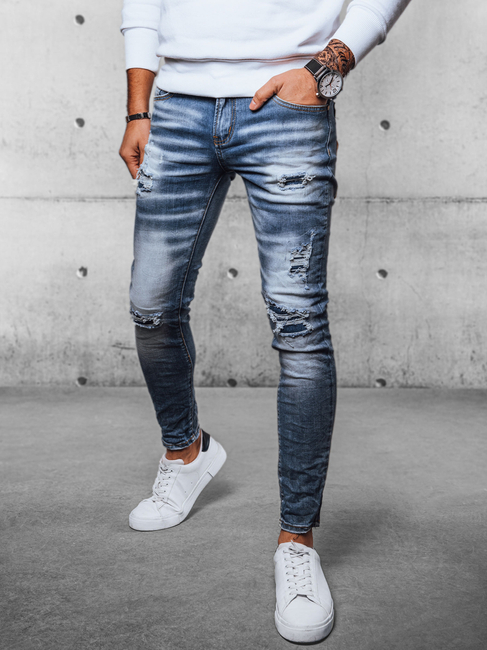 Herren Jeanshosen Farbe Blau DSTREET UX4081