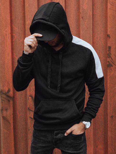 Herren Kapuzenpulli schwarz Dstreet BX5806