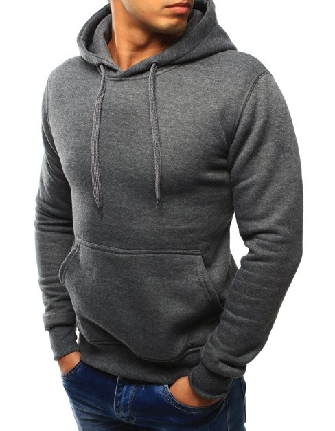 Herren Kapuzenpullover Anthrazit BX2085