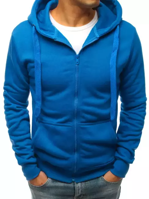 Herren Kapuzenpullover Blau Dstreet BX5232