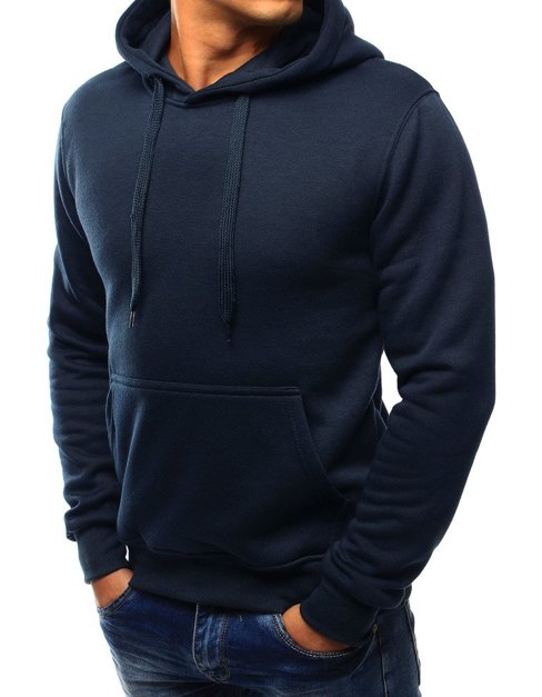 Herren Kapuzenpullover Dunkelblau BX3001