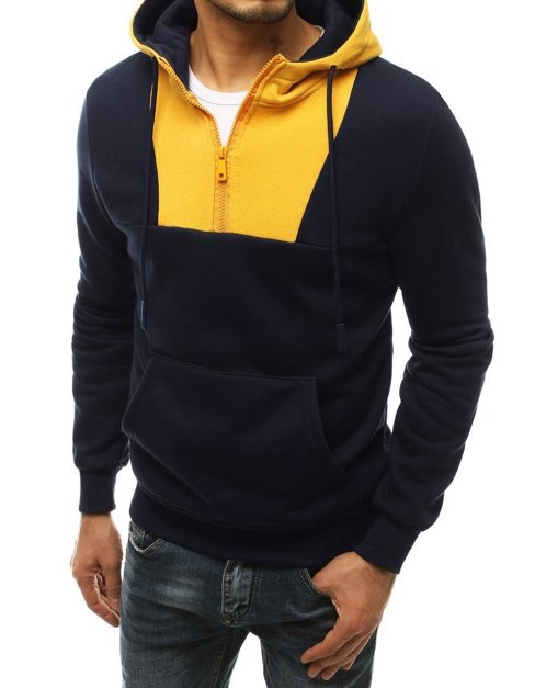 Herren Kapuzenpullover Dunkelblau Dstreet BX4806