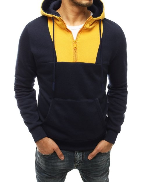 Herren Kapuzenpullover Dunkelblau Dstreet BX4806