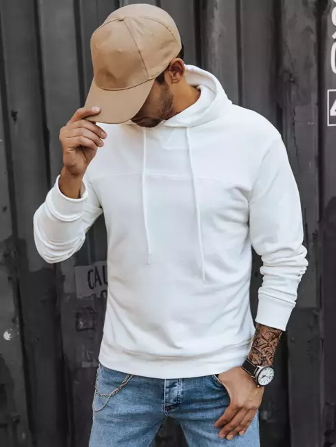 Herren Kapuzenpullover Farbe Creme DSTREET BX5472