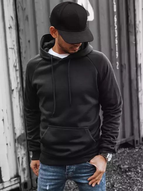 Herren Kapuzenpullover Farbe Schwarz DSTREET BX5480