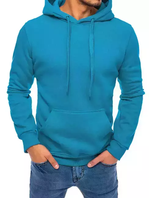 Herren Kapuzenpullover Hellblau Dstreet BX5108