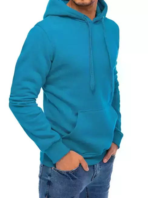 Herren Kapuzenpullover Hellblau Dstreet BX5108