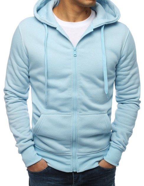 Herren Kapuzenpullover Himmelblau Dstreet BX4246