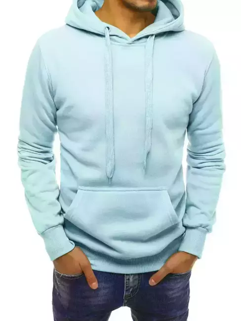 Herren Kapuzenpullover Himmelblau Dstreet BX5107