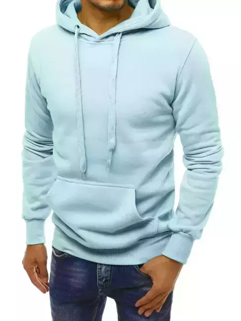 Herren Kapuzenpullover Himmelblau Dstreet BX5107