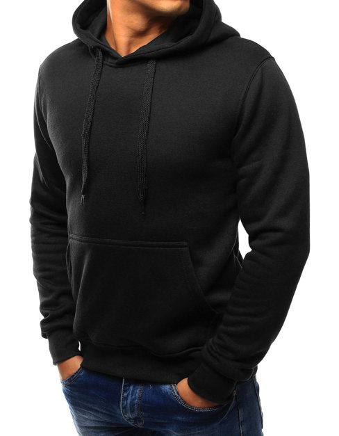 Herren Kapuzenpullover Schwarz BX2028