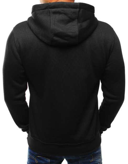 Herren Kapuzenpullover Schwarz BX2028