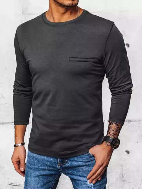 Herren Longsleeve Farbe Dunkelgrau DSTREET LX0561