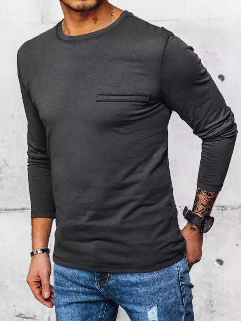 Herren Longsleeve Farbe Dunkelgrau DSTREET LX0561