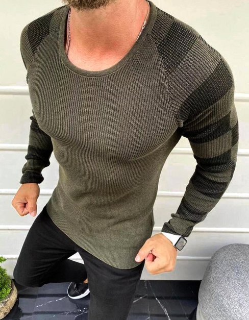 Herren Pullover Khaki Dstreet WX1637