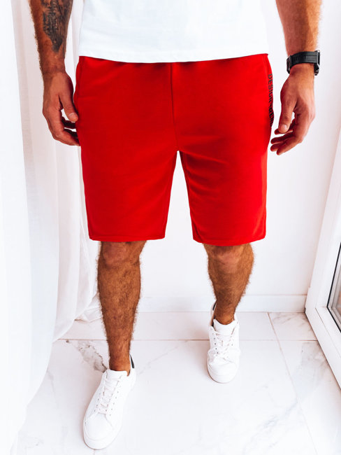 Herren Sport Shorts Farbe Rot DSTREET SX2222