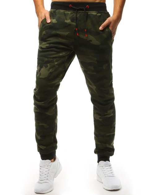 Herren Sporthose Jogger Camo-Grün Dstreet UX1469