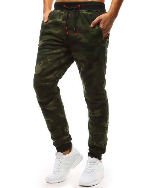 Herren Sporthose Jogger Camo-Grün Dstreet UX1469