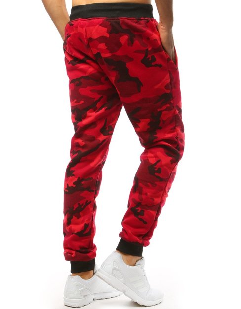 Herren Sporthose Jogger Camo-Rot Dstreet UX1467