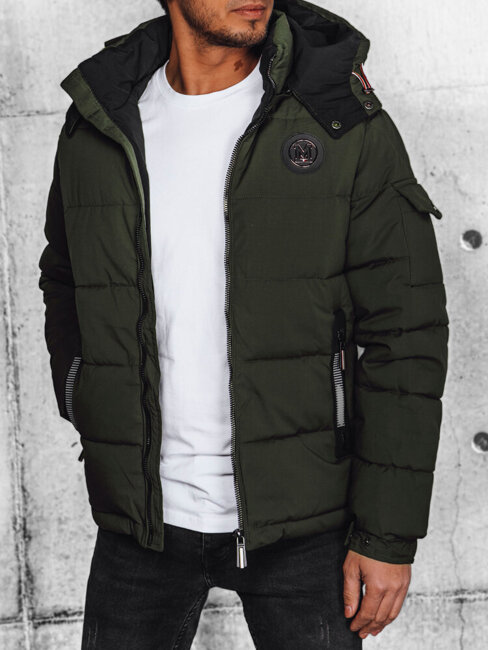 Herren Steppjacke Farbe Grün DSTREET TX4646