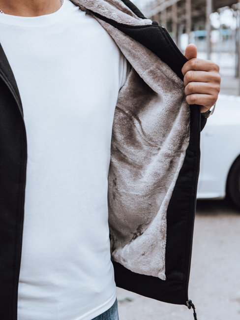 Herren Sweatshirt mit Aufdruck Farbe Schwarz DSTREET BX5628