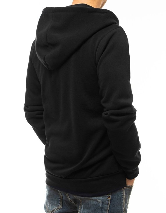 Herren Sweatshirt mit Reißverschluss Farbe Schwarz DSTREET BX4940